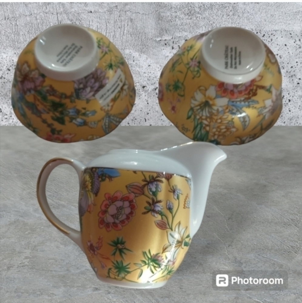 Park Chateau Tea Set 3 Piece Cottagecore Bowls - Picture 7 of 7